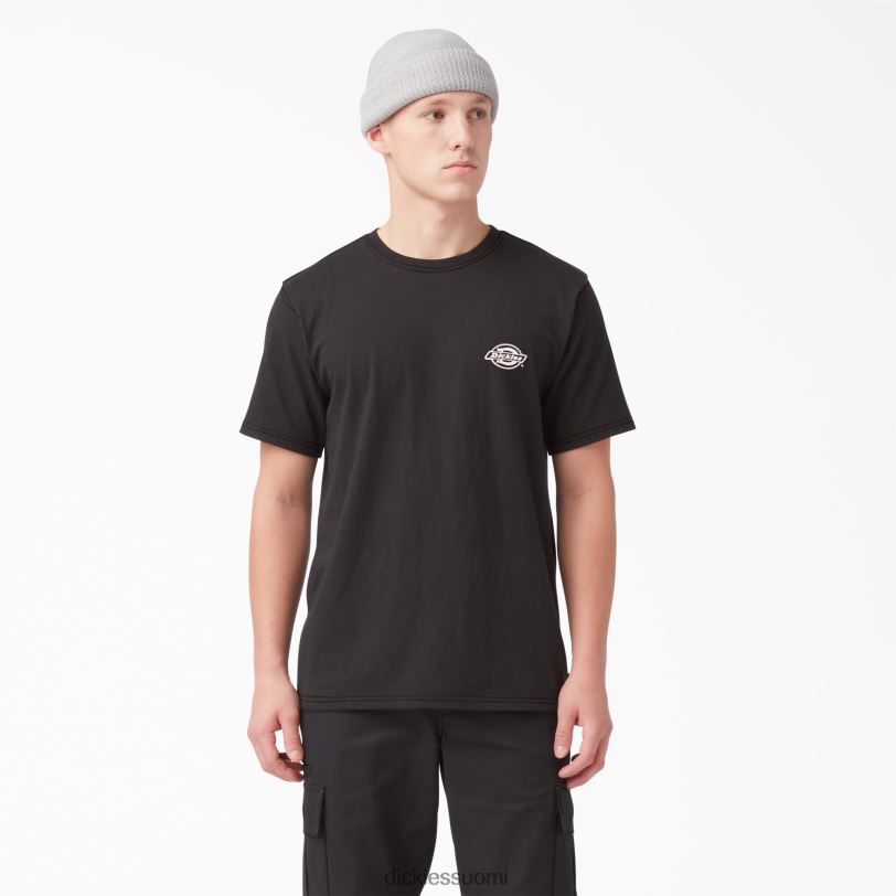 Dickies miehet Takana logograafinen t-paita musta (kbk) vaatteet Z844X749