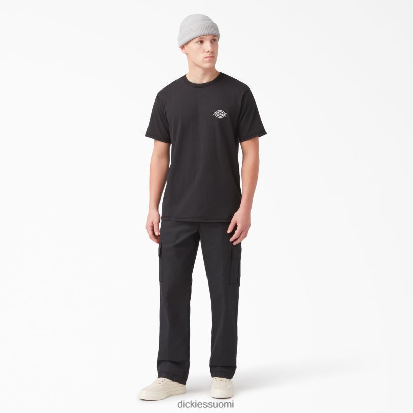 Dickies miehet Takana logograafinen t-paita musta (kbk) vaatteet Z844X749