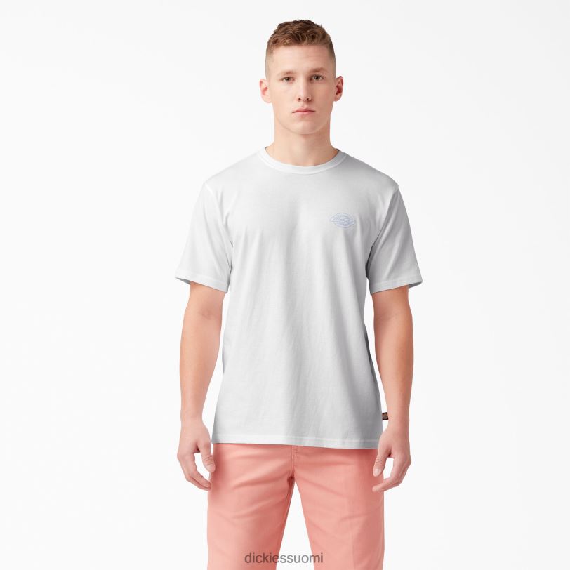 Dickies miehet Takana logograafinen t-paita valkoinen (wh) vaatteet Z844X752