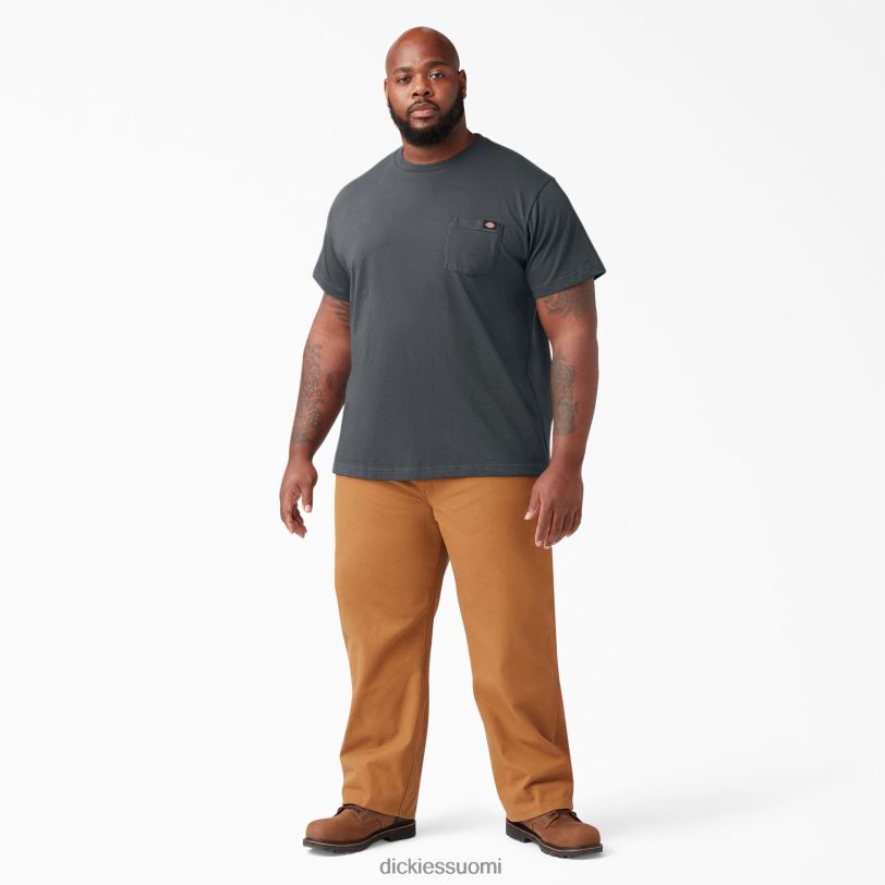 Dickies miehet lyhythihainen kevyt tasku-t-paita hiilenharmaa (ch) vaatteet Z844X574