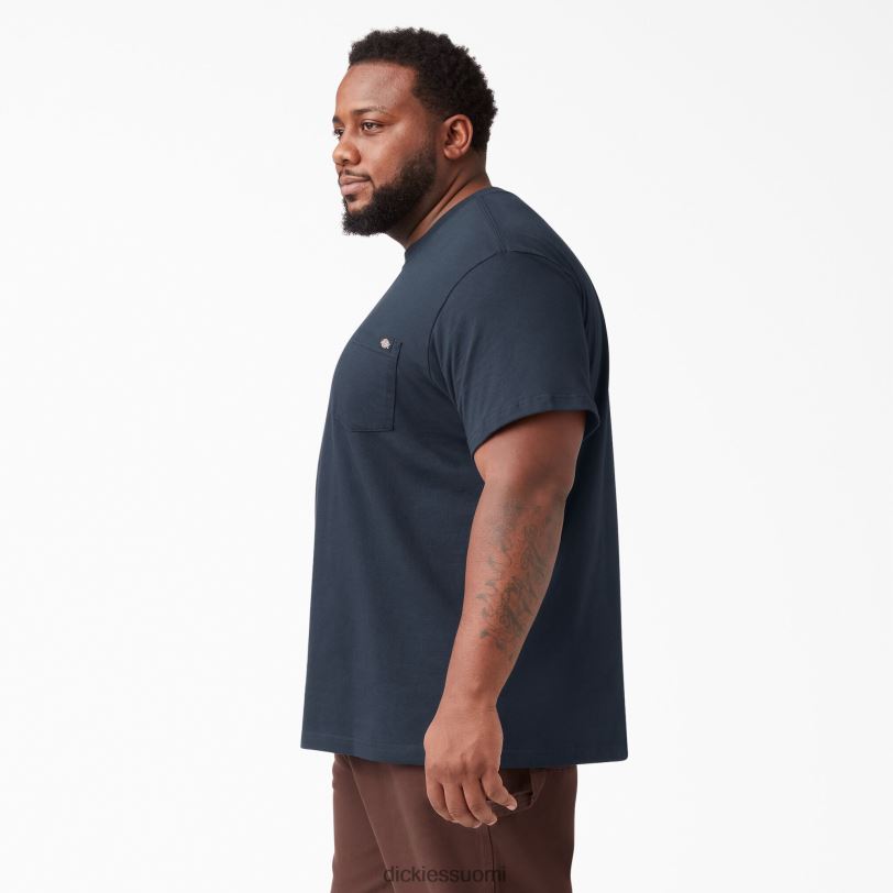 Dickies miehet lyhythihainen kevyt tasku-t-paita tumma laivasto (dn) vaatteet Z844X575