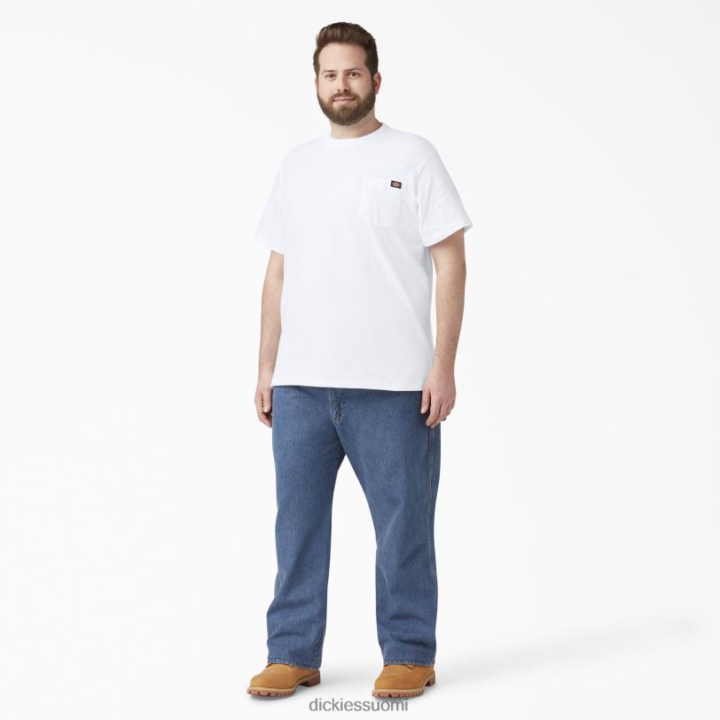 Dickies miehet lyhythihainen kevyt tasku-t-paita valkoinen (wh) vaatteet Z844X576