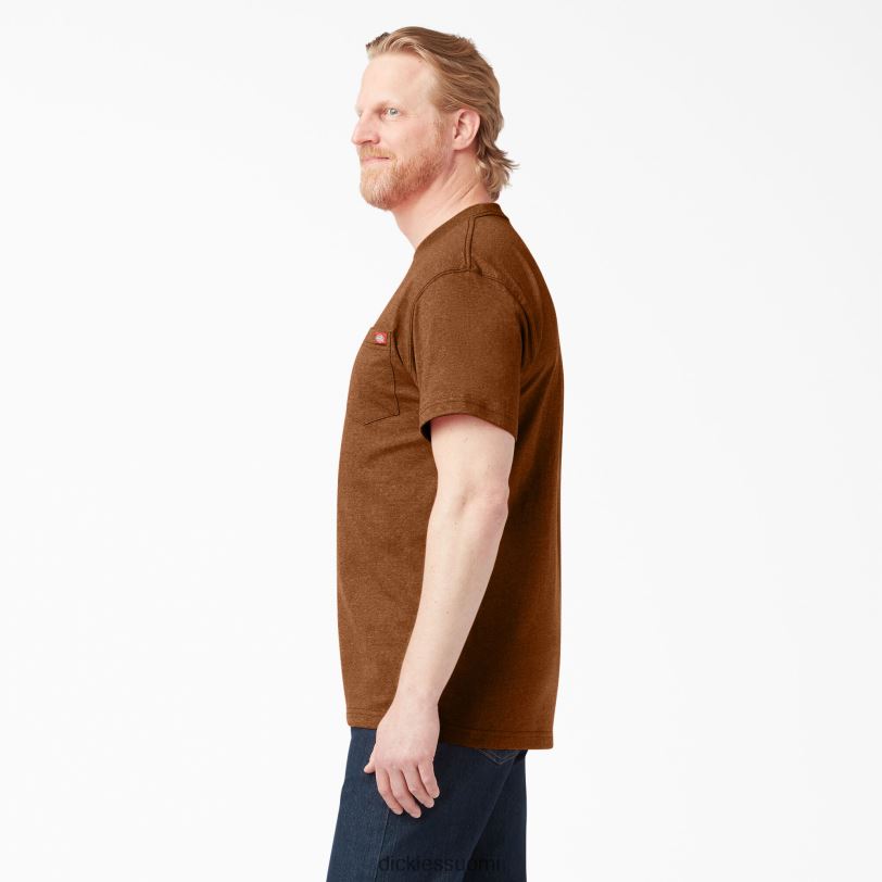Dickies miehet lyhythihainen raskas kanermainen t-paita kupari kanerva (eh2) vaatteet Z844X529