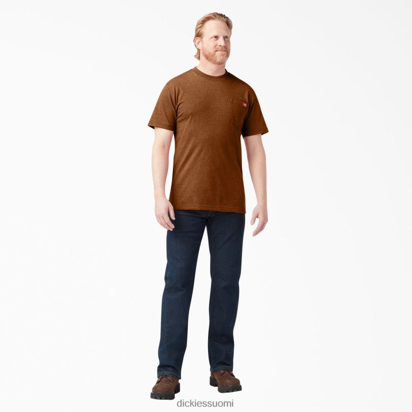 Dickies miehet lyhythihainen raskas kanermainen t-paita kupari kanerva (eh2) vaatteet Z844X529