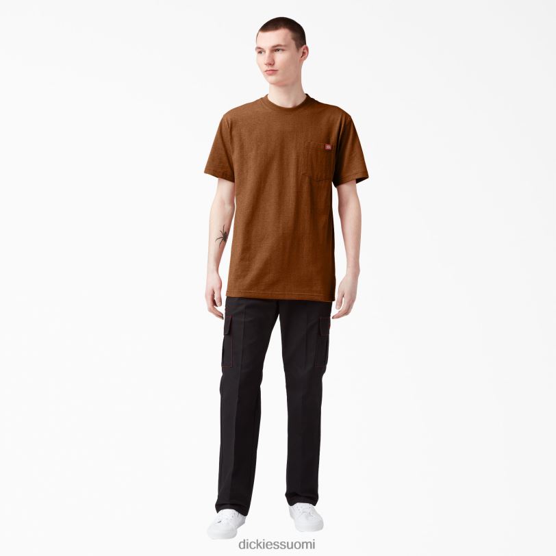 Dickies miehet lyhythihainen raskas kanermainen t-paita kupari kanerva (eh2) vaatteet Z844X529