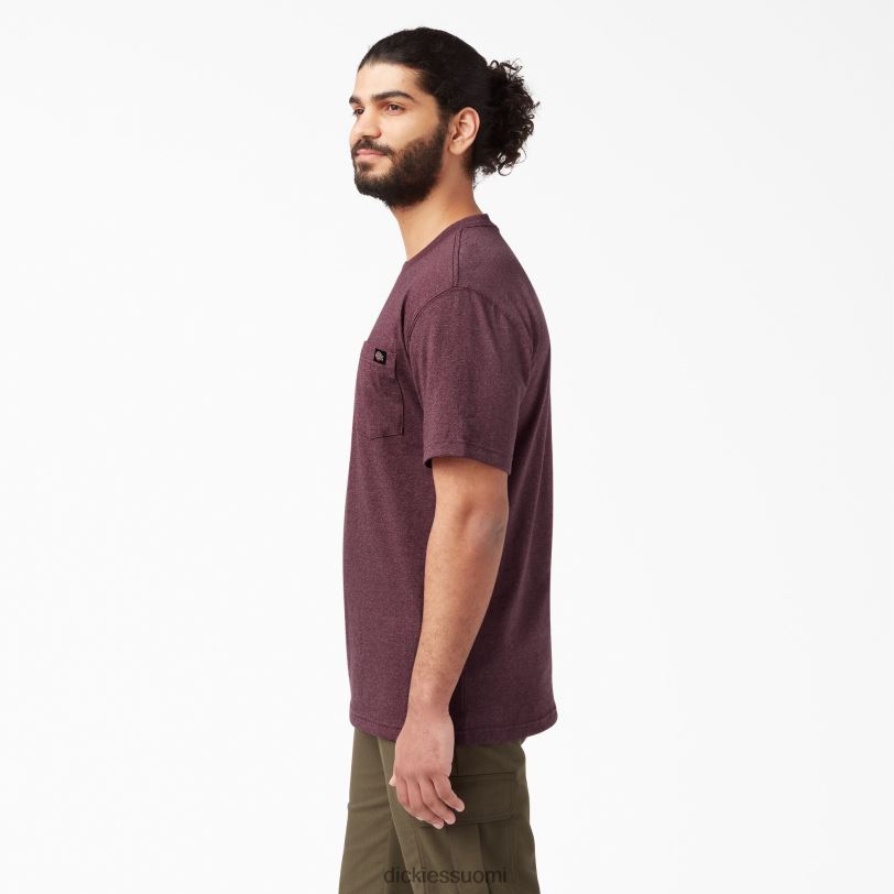 Dickies miehet lyhythihainen raskas kanermainen t-paita viininpunainen (byd) vaatteet Z844X526