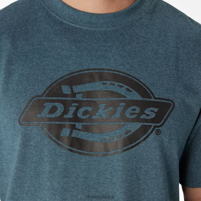Dickies miehet lyhythihainen raskas logot-paita Baltian sininen (silmu) vaatteet Z844X737