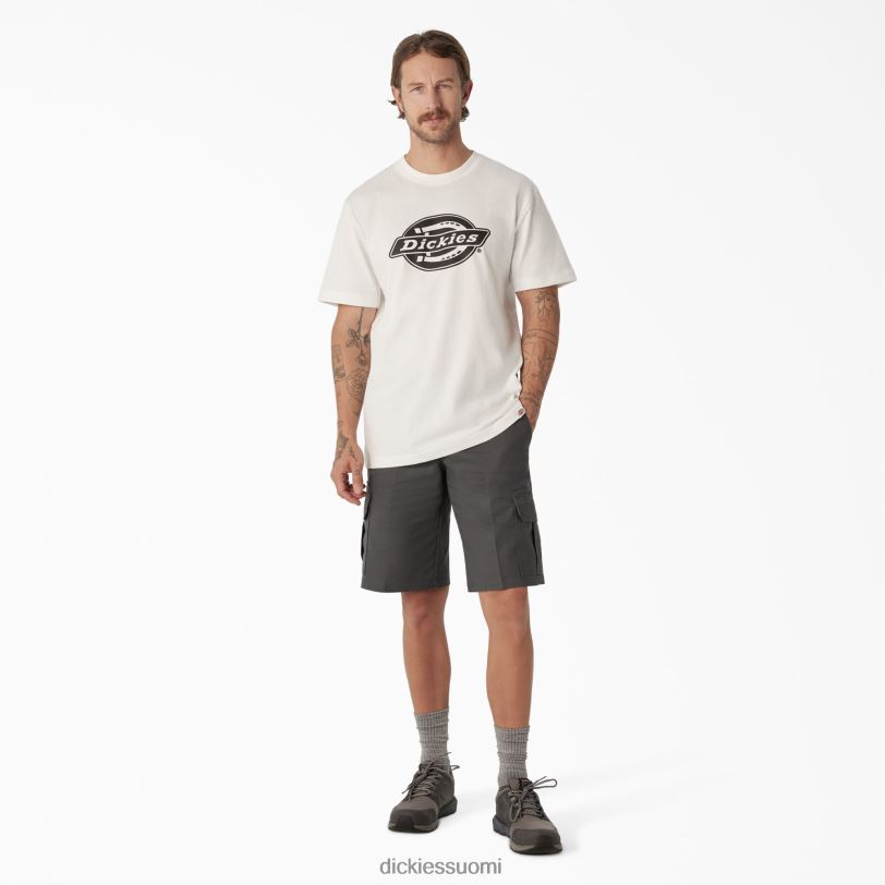 Dickies miehet lyhythihainen raskas logot-paita valkoinen (wh) vaatteet Z844X741
