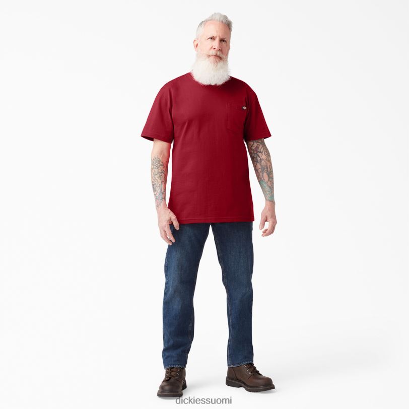 Dickies miehet lyhythihainen raskas t-paita englannin punainen (er) vaatteet Z844X515