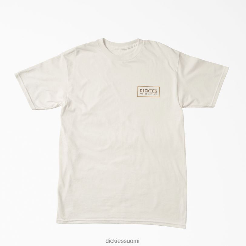 Dickies miehet mfg. laatikkologograafinen t-paita valkoinen (wh) vaatteet Z844X787