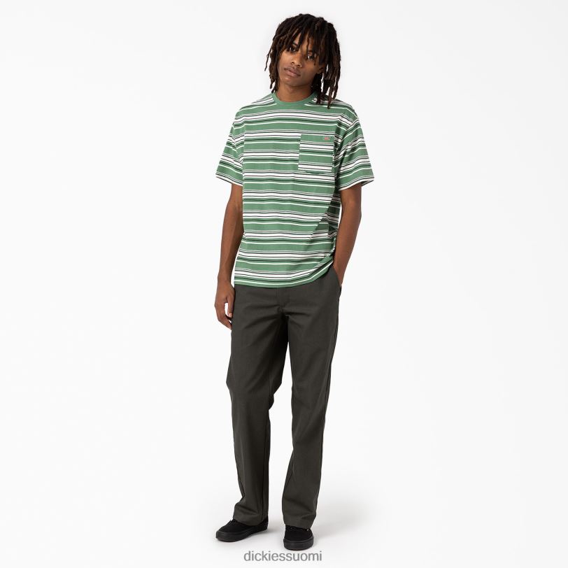 Dickies miehet rento istuvuus raidallinen taskut-paita tumma muratti kirjava raita (dsv) vaatteet Z844X745