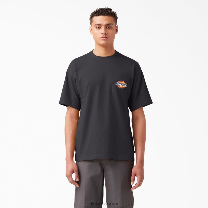 Dickies miehet rintalogollinen taskut-paita musta (kbk) vaatteet Z844X896