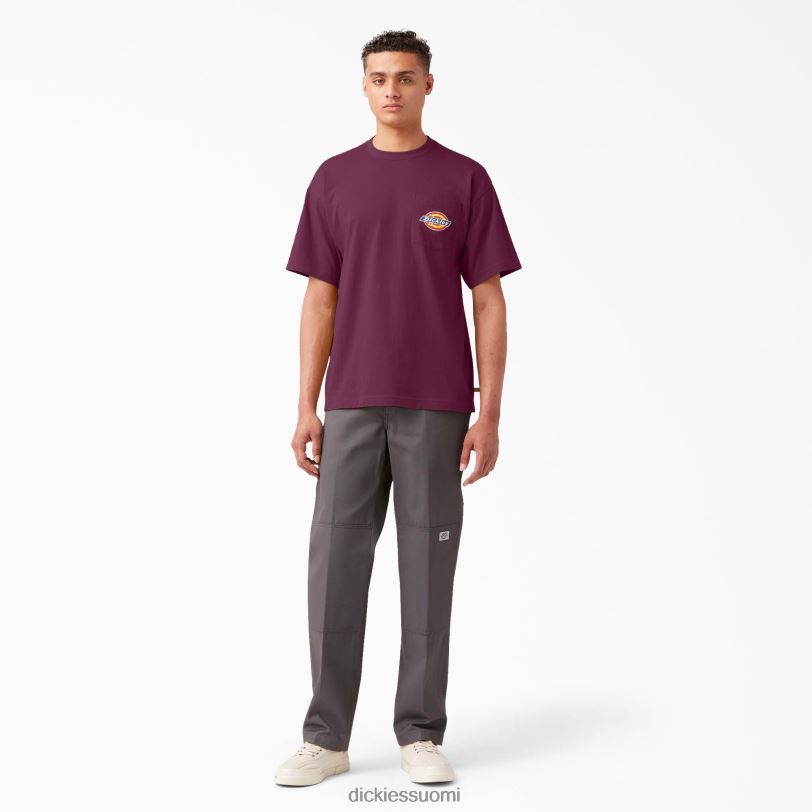 Dickies miehet rintalogollinen taskut-paita rypäleviini (gw9) vaatteet Z844X894