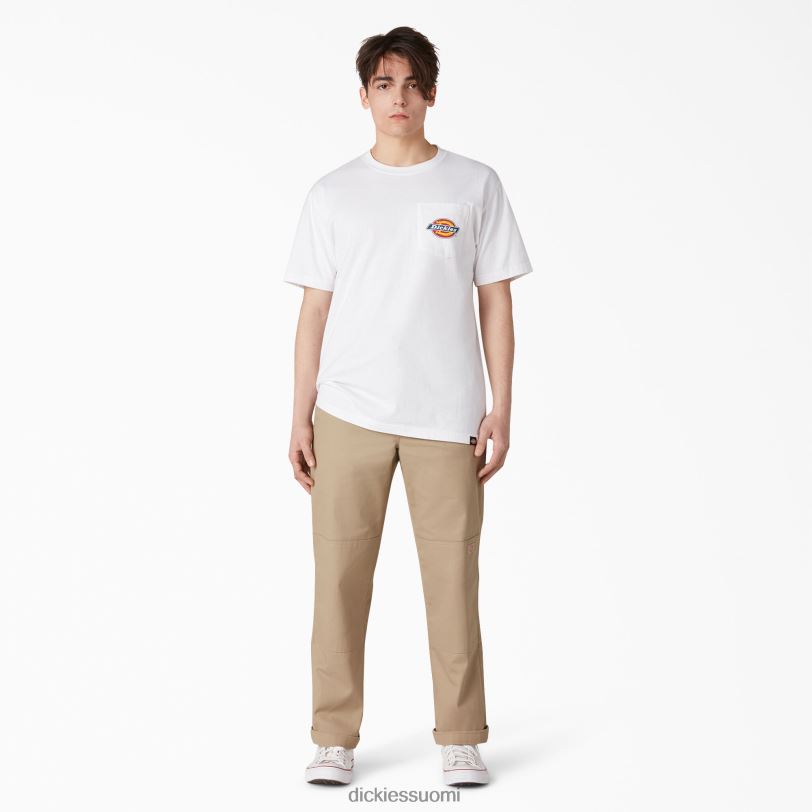 Dickies miehet rintalogollinen taskut-paita valkoinen (wh) vaatteet Z844X898