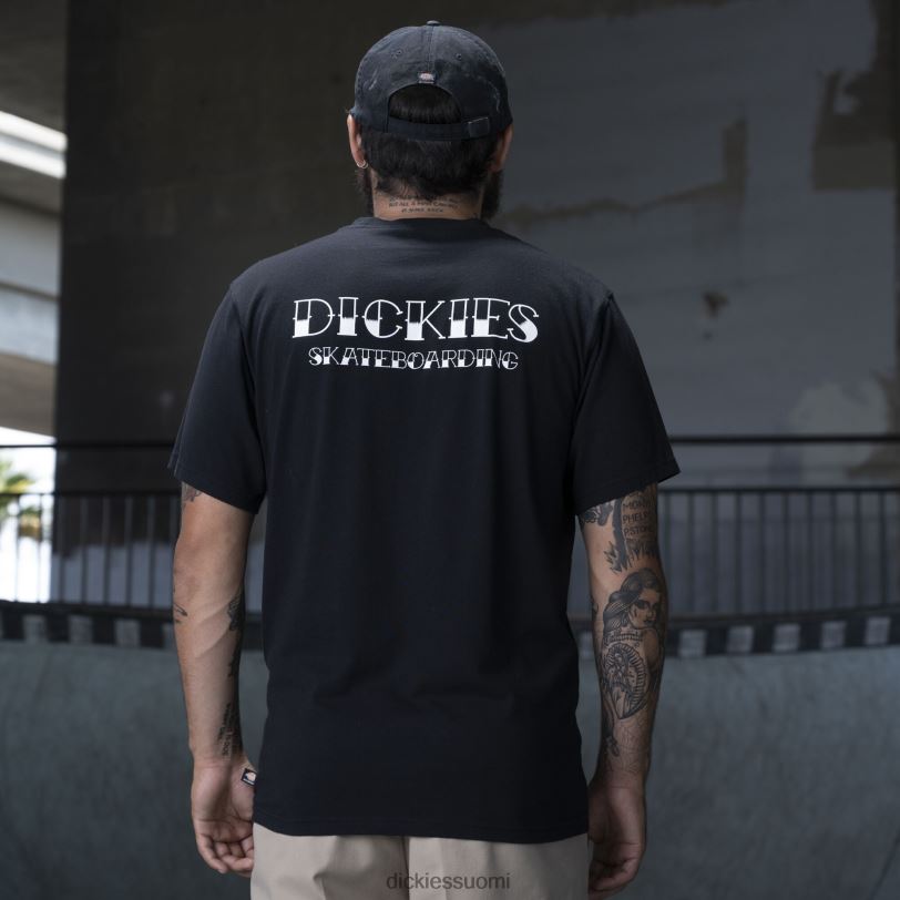 Dickies miehet ronnie sandoval americana graafinen t-paita musta (kbk) vaatteet Z844X817