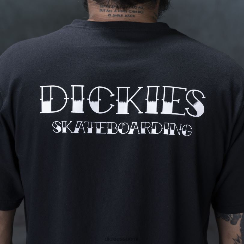 Dickies miehet ronnie sandoval americana graafinen t-paita musta (kbk) vaatteet Z844X817