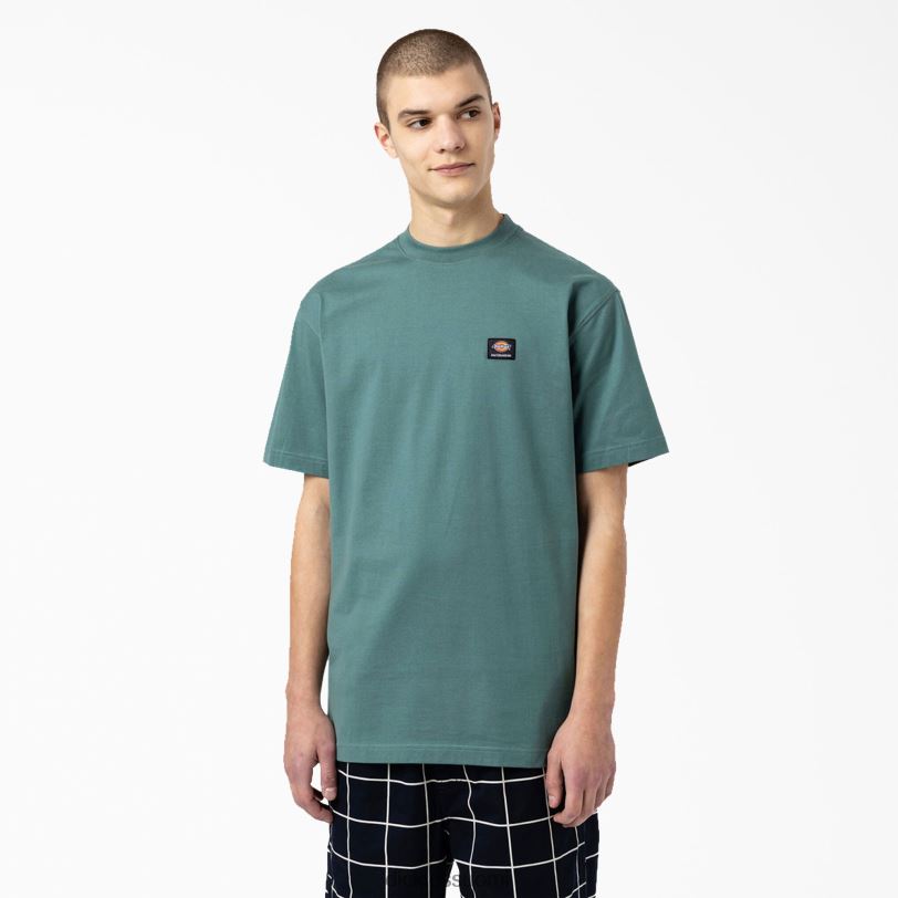 Dickies miehet rullalautailu mount vista t-paita lincoln green (ln) vaatteet Z844X930