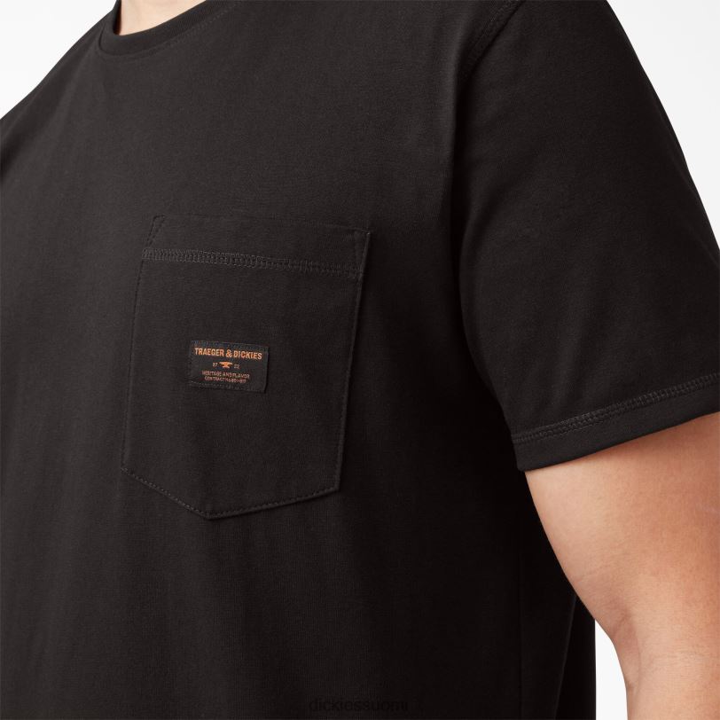 Dickies miehet traeger ultimate grilli t-paita musta (kbk) vaatteet Z844X594