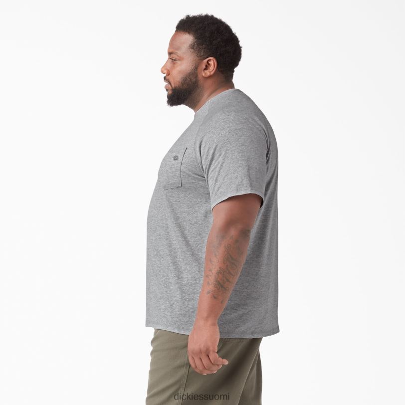 Dickies miehet viileä lyhythihainen t-paita kanervan harmaa (hg) vaatteet Z844X546