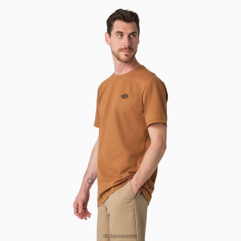 Dickies miehet viilentävä suorituskyky graafinen t-paita ruskea ankka (bd) vaatteet Z844X900