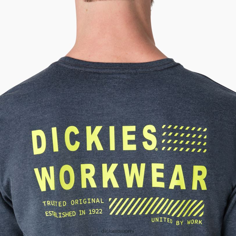 Dickies miehet viilentävä suorituskyky graafinen t-paita tumma laivastonsininen kanerva (dnh) vaatteet Z844X901