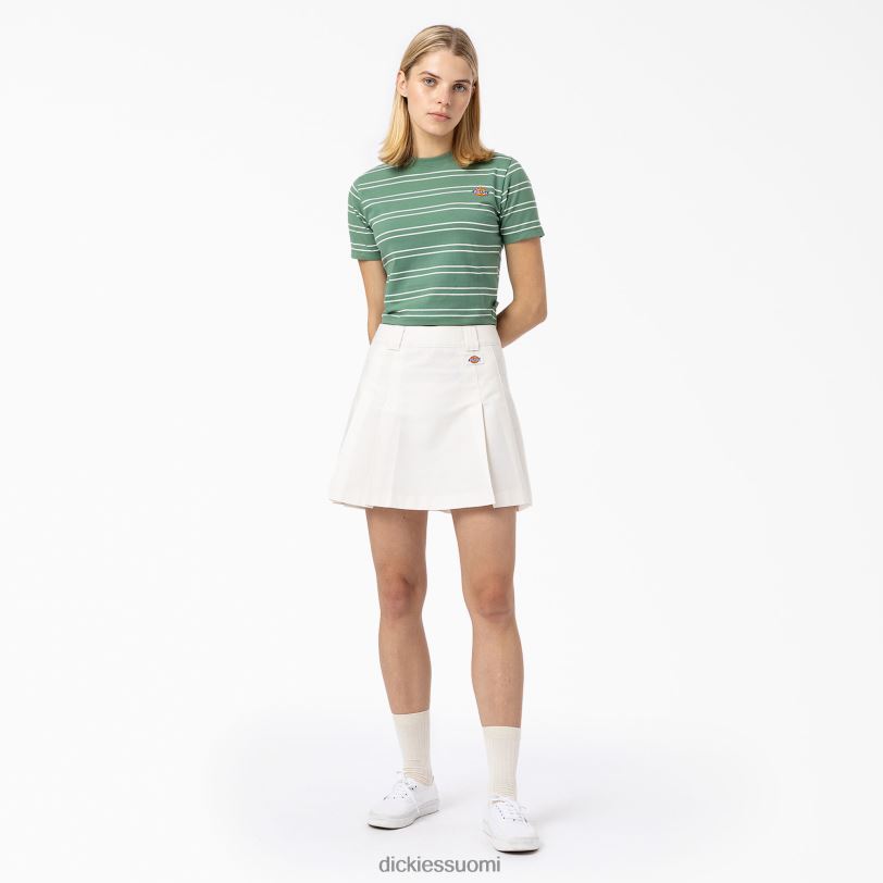 Dickies naiset Westover raidallinen t-paita tumma muratti (d2i) vaatteet Z844X2089