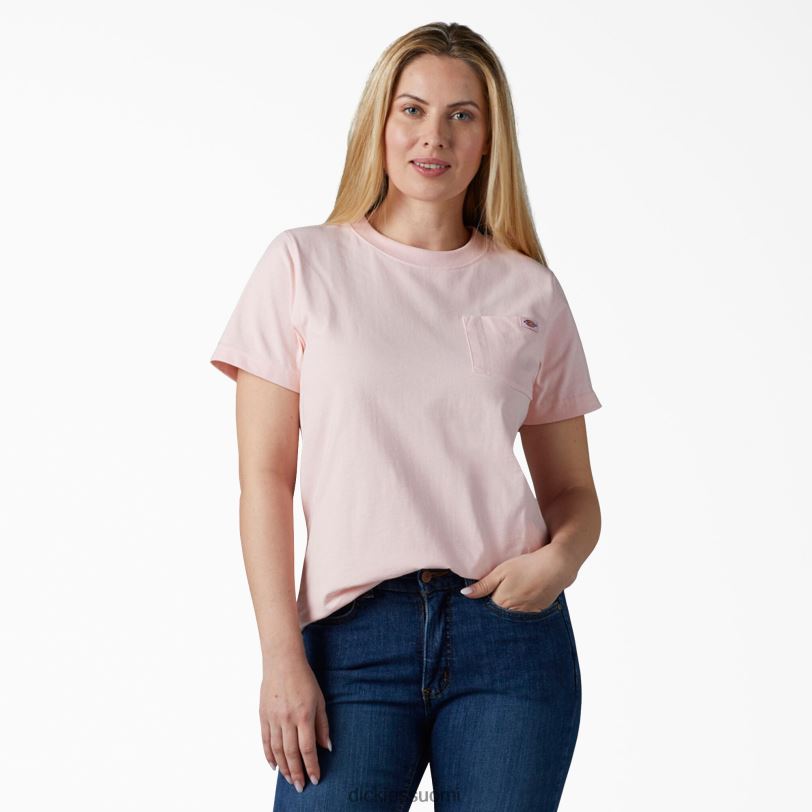 Dickies naiset lyhythihainen raskas t-paita lootuksen pinkki (lo2) vaatteet Z844X1961