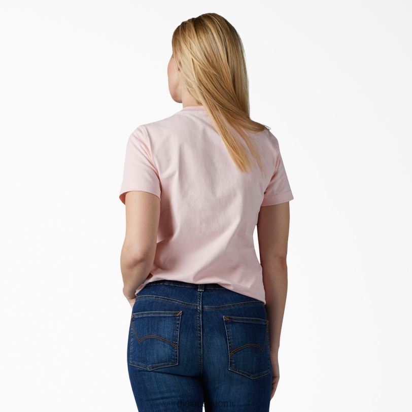 Dickies naiset lyhythihainen raskas t-paita lootuksen pinkki (lo2) vaatteet Z844X1961