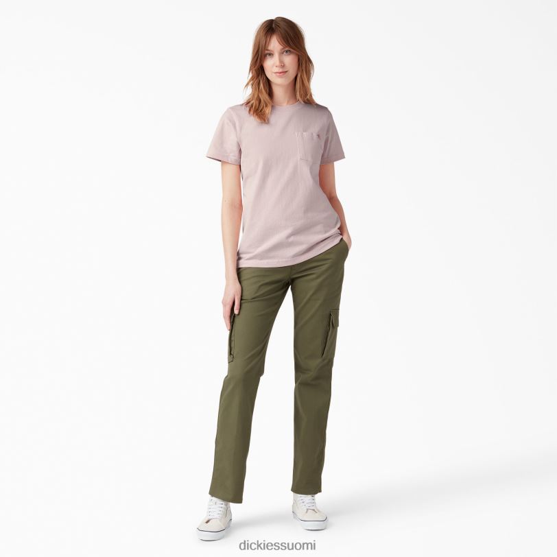 Dickies naiset lyhythihainen raskas t-paita lootuksen pinkki (lo2) vaatteet Z844X1961