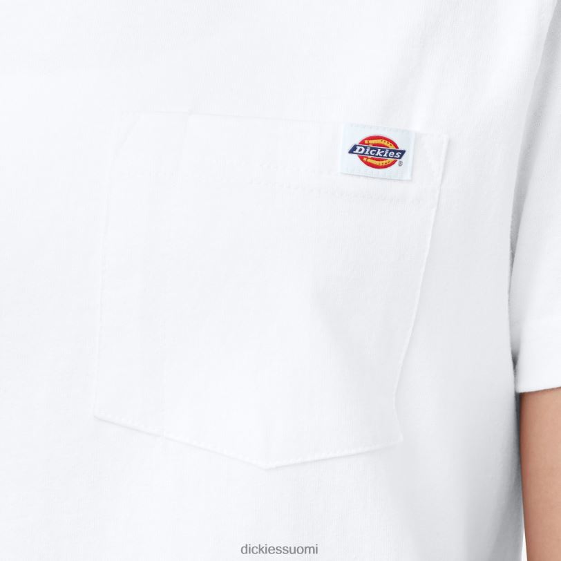 Dickies naiset lyhythihainen raskas t-paita valkoinen (wh) vaatteet Z844X1964