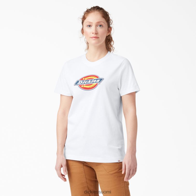 Dickies naiset painava logo-t-paita valkoinen (wh) vaatteet Z844X2110