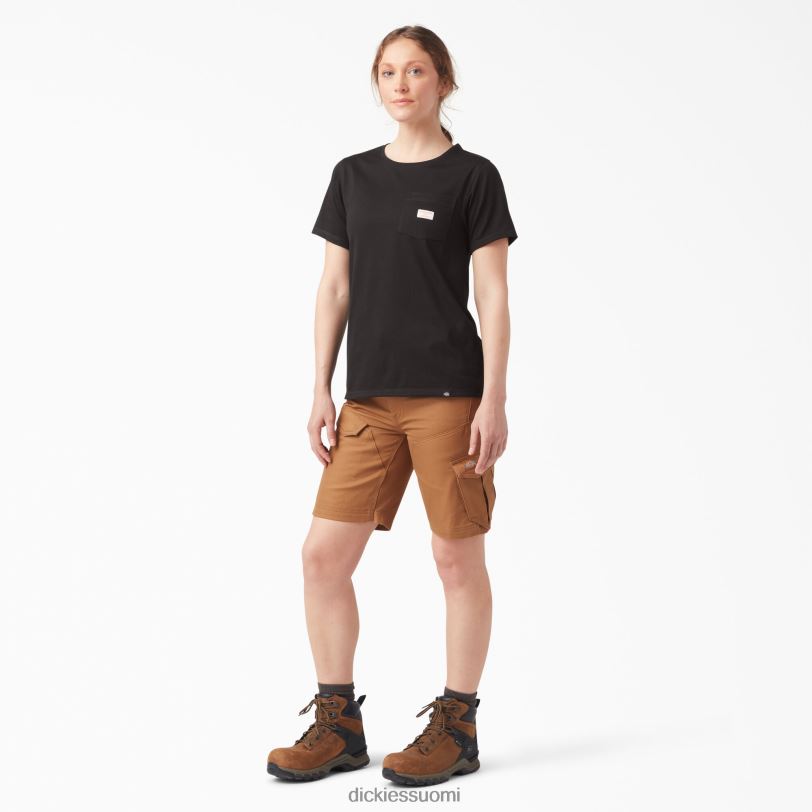 Dickies naiset traeger ultimate grilli t-paita musta (kbk) vaatteet Z844X2176