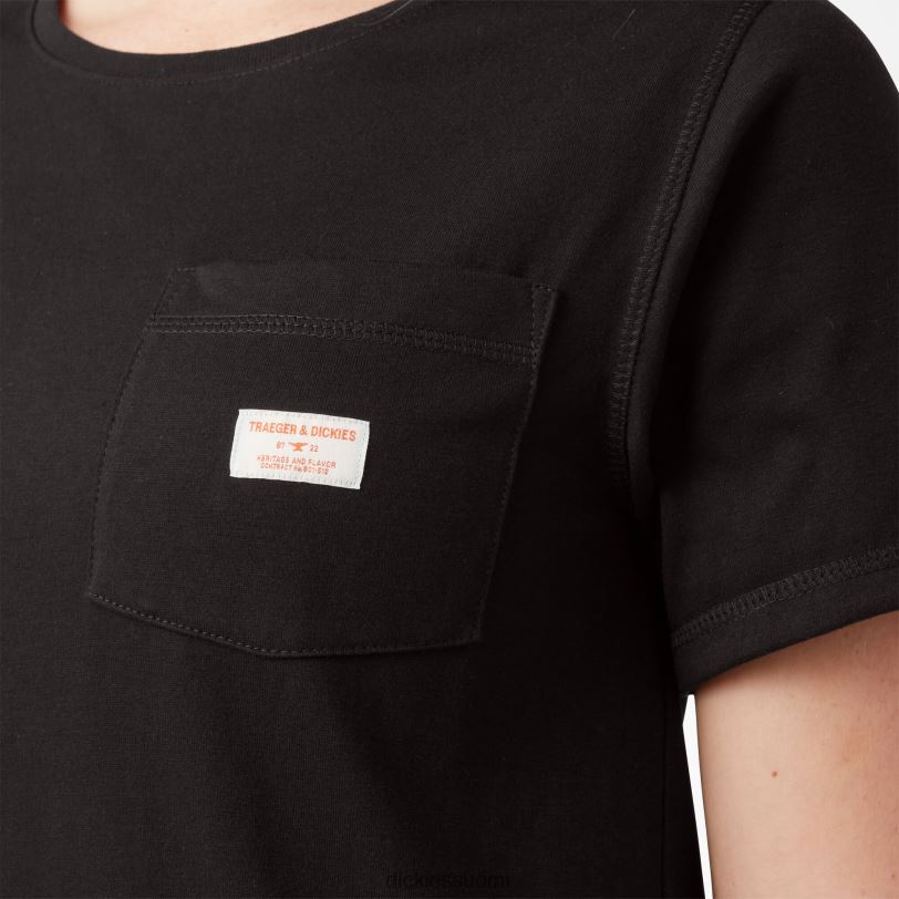 Dickies naiset traeger ultimate grilli t-paita musta (kbk) vaatteet Z844X2176