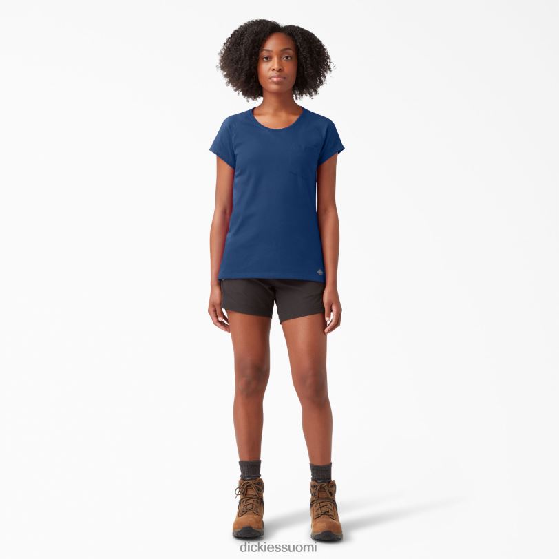 Dickies naiset viileä lyhythihainen t-paita dynaaminen laivasto (dy2) vaatteet Z844X1574