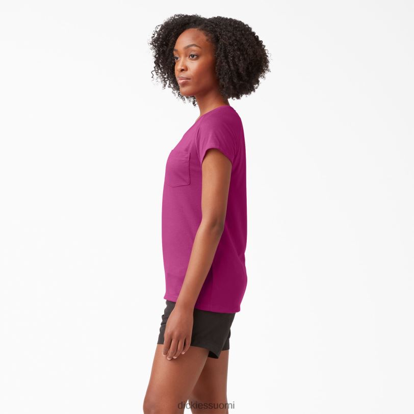 Dickies naiset viileä lyhythihainen t-paita festivaali fuksia (f2f) vaatteet Z844X1577
