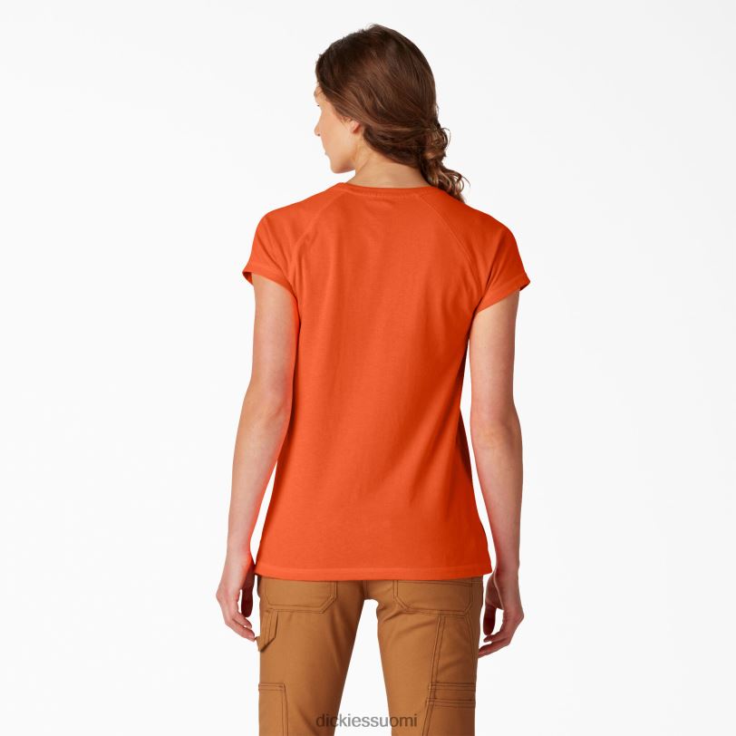 Dickies naiset viileä lyhythihainen t-paita kirkkaan oranssi (runko) vaatteet Z844X1571