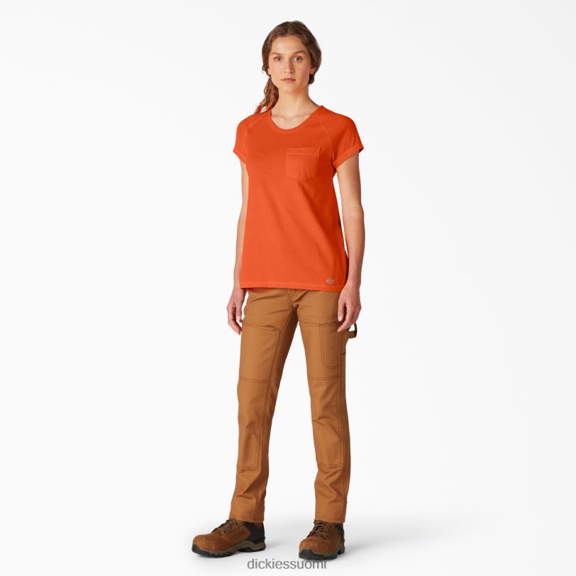 Dickies naiset viileä lyhythihainen t-paita kirkkaan oranssi (runko) vaatteet Z844X1571