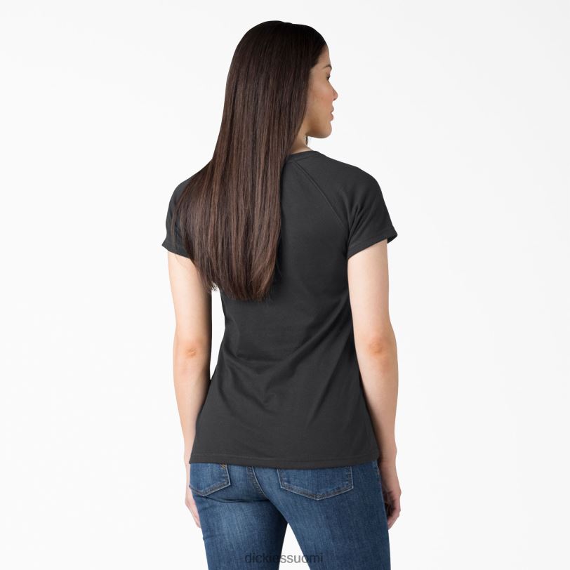Dickies naiset viileä lyhythihainen t-paita musta (kbk) vaatteet Z844X1580