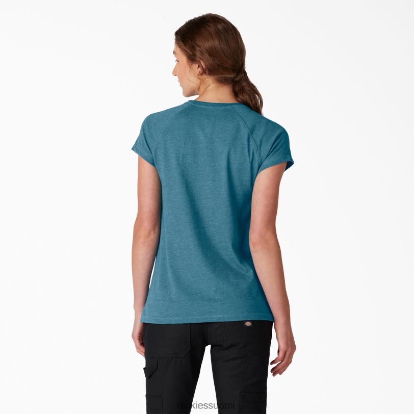 Dickies naiset viileä lyhythihainen t-paita syvä taivas (esd) vaatteet Z844X1575