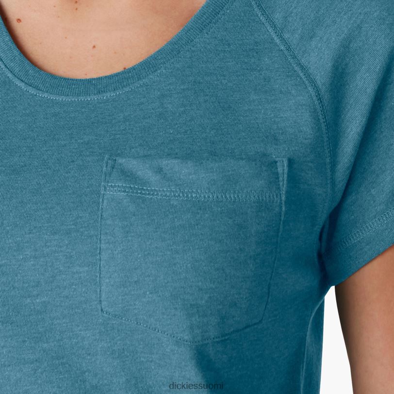 Dickies naiset viileä lyhythihainen t-paita syvä taivas (esd) vaatteet Z844X1575