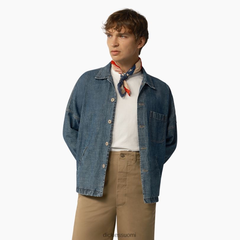 Dickies miehet 1922 drop shoulder -paitatakki kivipesty indigonsininen (snb) vaatteet Z844X977