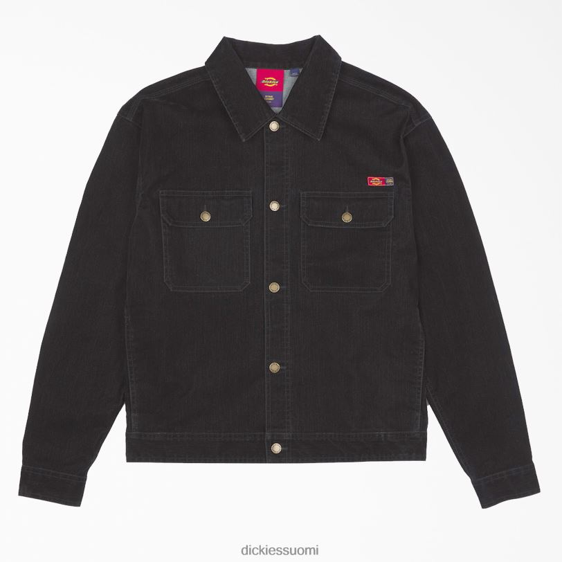 Dickies miehet avajaisseremonian parven farkkutakki musta (bkx) vaatteet Z844X1064