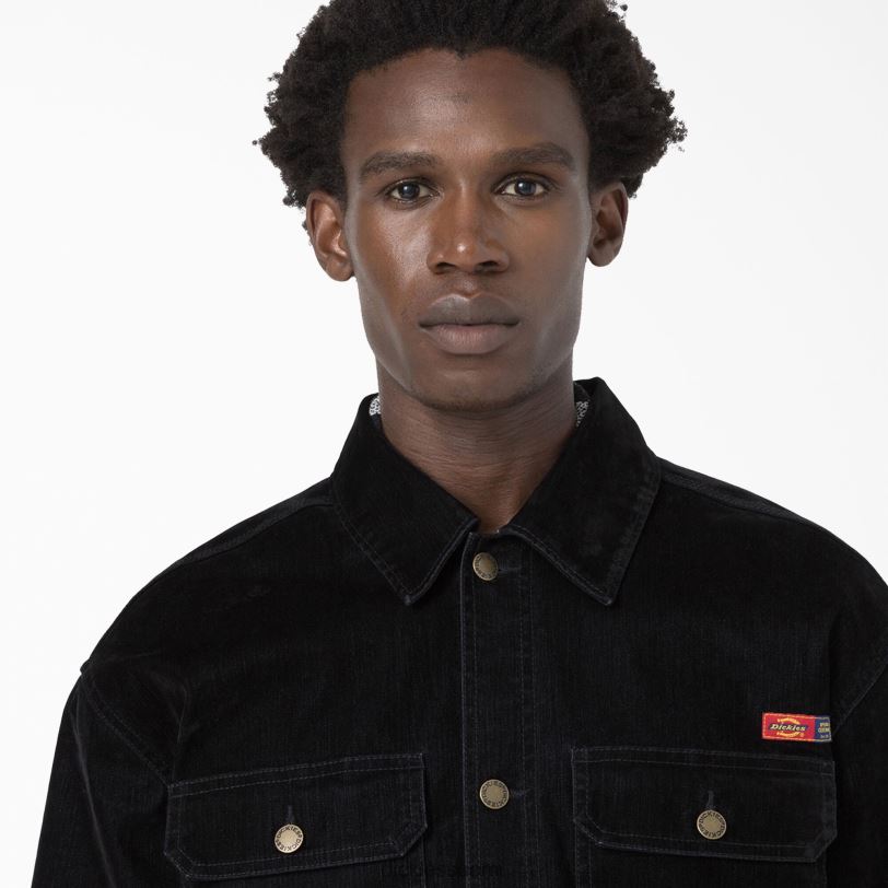 Dickies miehet avajaisseremonian parven farkkutakki musta (bkx) vaatteet Z844X1064