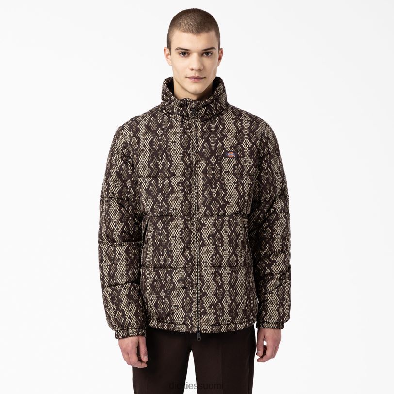 Dickies miehet camden puffer takki musta (bk) vaatteet Z844X1187