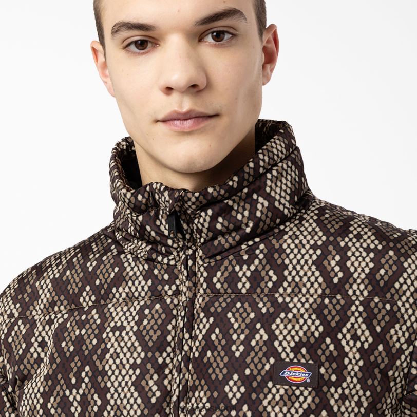 Dickies miehet camden puffer takki musta (bk) vaatteet Z844X1187