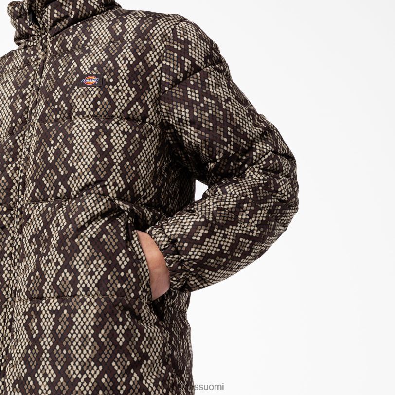 Dickies miehet camden puffer takki musta (bk) vaatteet Z844X1187