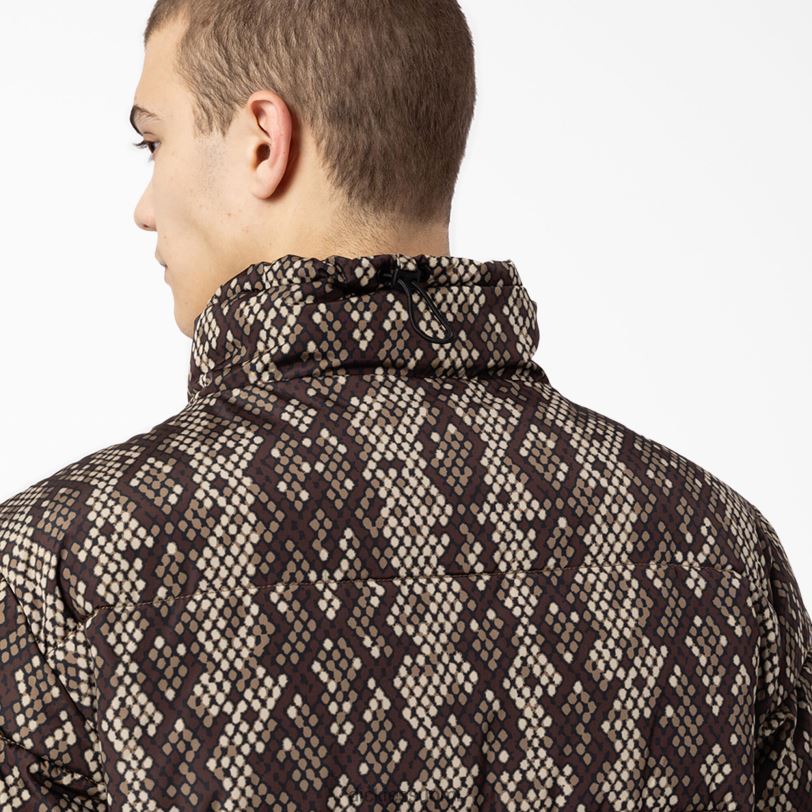 Dickies miehet camden puffer takki musta (bk) vaatteet Z844X1187