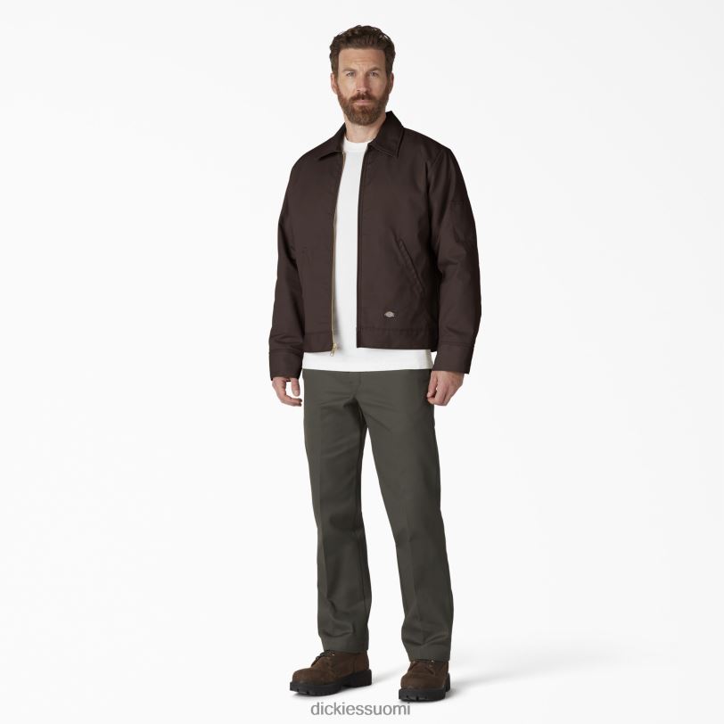 Dickies miehet eristetty Eisenhower-takki tummanruskea (db) vaatteet Z844X965