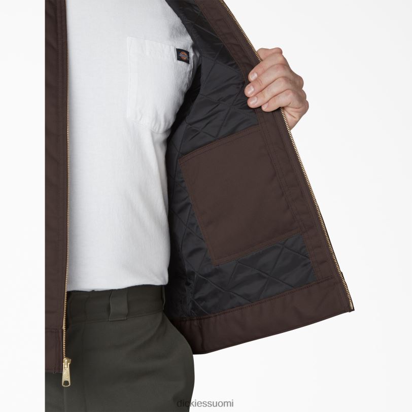 Dickies miehet eristetty Eisenhower-takki tummanruskea (db) vaatteet Z844X965