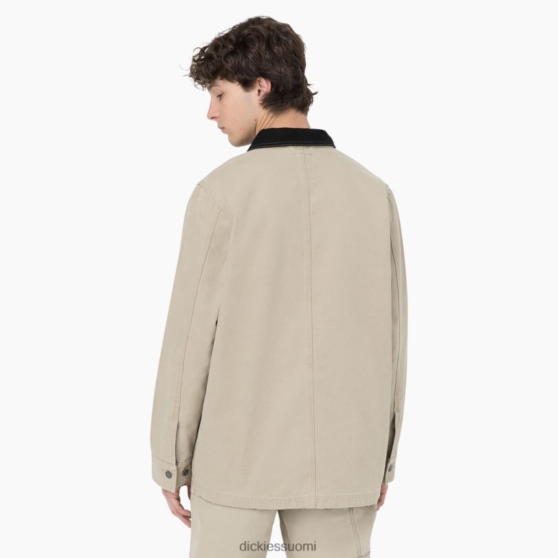 Dickies miehet kivipesty ankka vuoraton urakkatakki kivipesty aavikon hiekka (sds) vaatteet Z844X1072